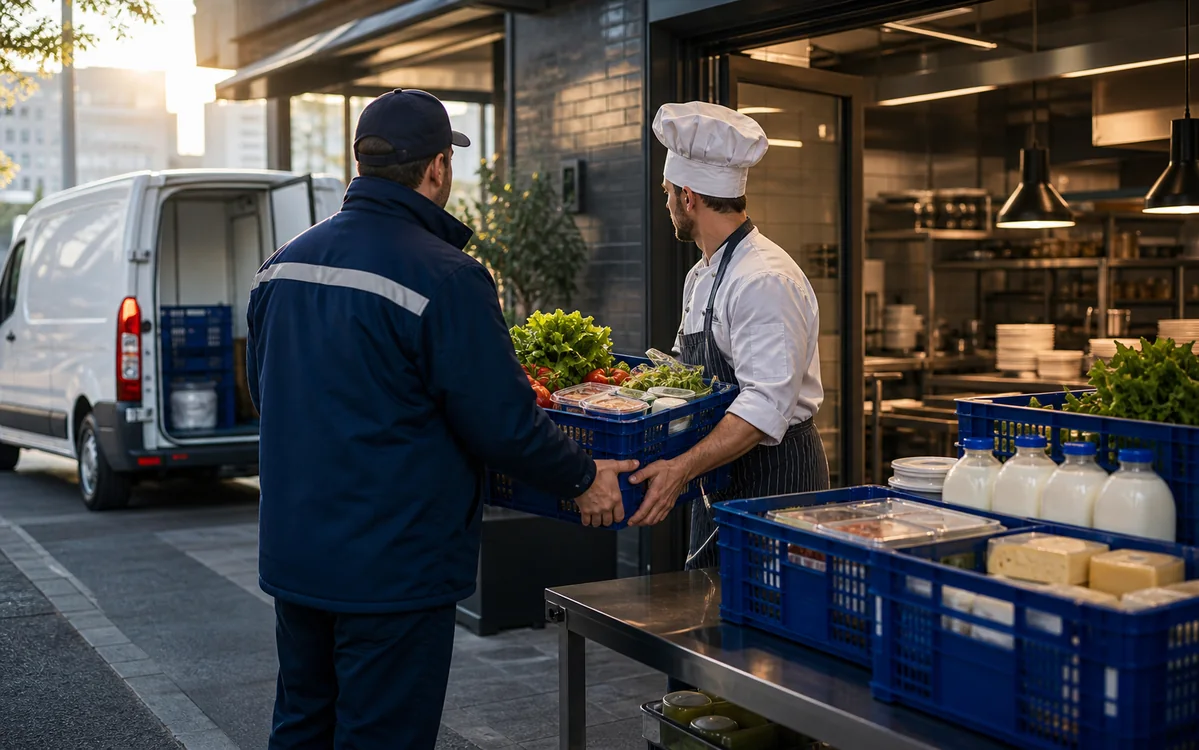 Рефрижераторная доставка продуктов в кафе и рестораны